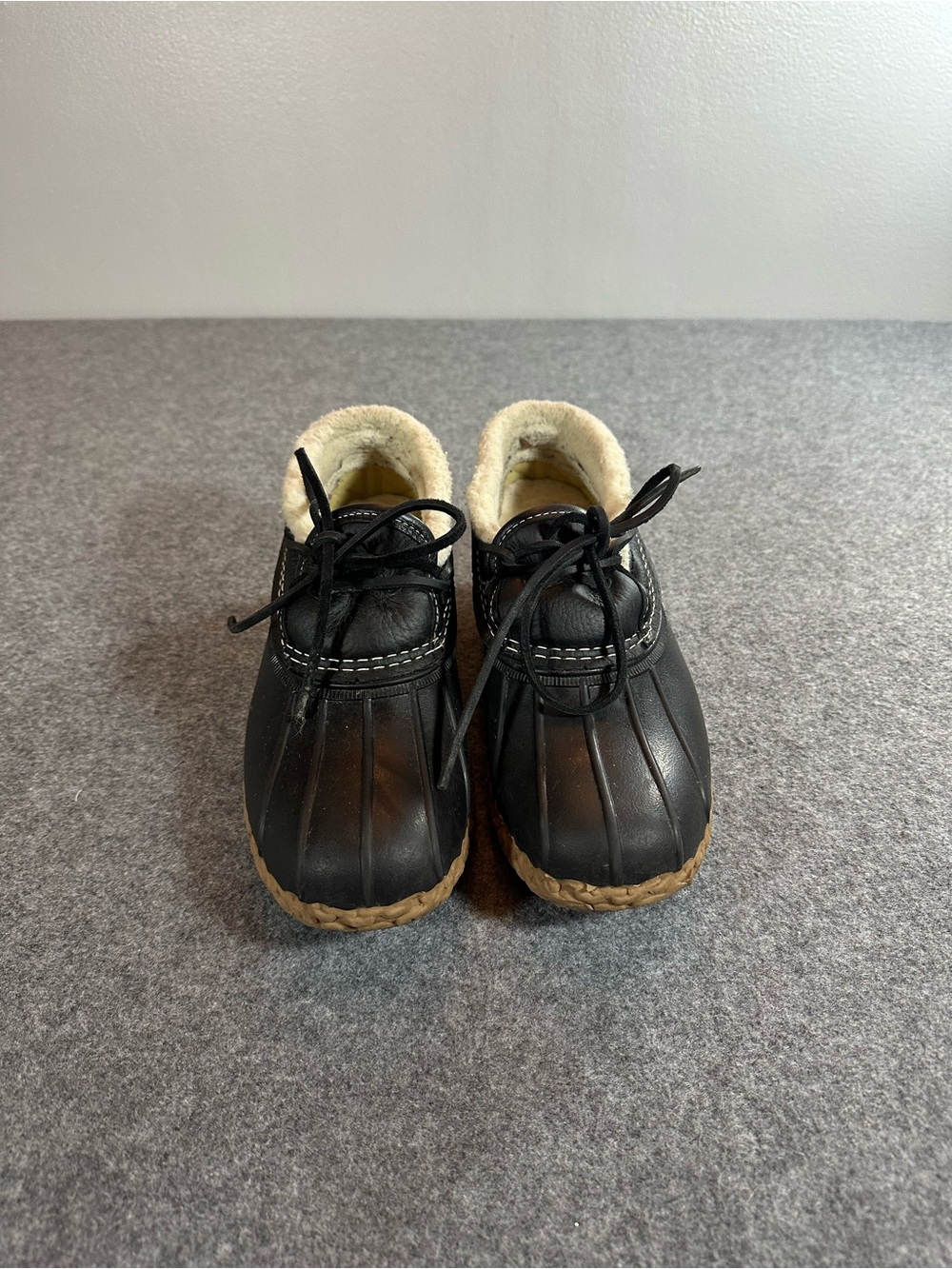 L.L. Bean Black Ankle Duck Boots